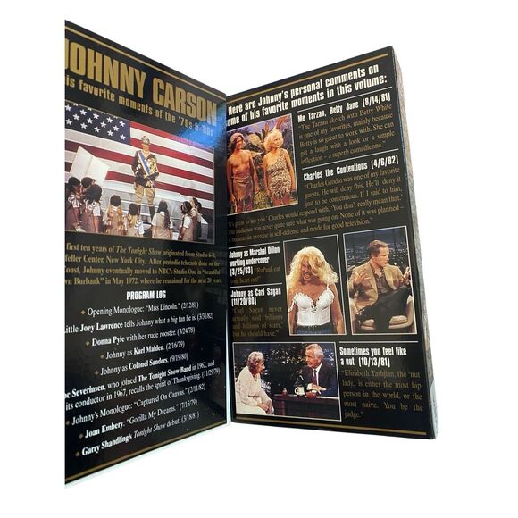 Johnny Carson Favorite Moments VHS Lot 3 Tapes Tonight Show Comedy Vintage TV - Picture 3 of 7